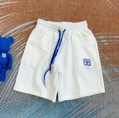 ADER ERROR　ロゴ スポーツパンツ  ベンチレーション機能 ショートパンツ スポーツウェア 半ズボン  男女兼用 ホワイト
