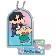 [중고] 키 체인 휴닝 카이 & 마사오 군 [TOMORROW X TOGETHER × 크레용 신짱 스탠드 미니 아크릴 키 체인 오로라 TYPE]