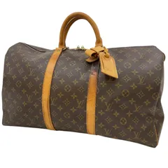 【中古】LOUIS VUITTON | ルイ・ヴィトン キーポル50 モノグラム ボストンバッグ M41426 ブラウン【尾張小牧店】