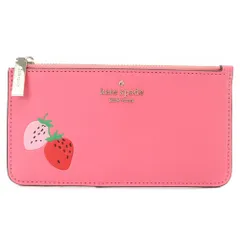 ケイトスペード KATE SPADE ストロベリー ラージスリムカードケース レザー ピンクのサムネイル
