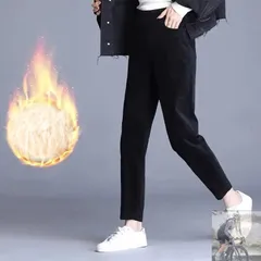 サルエルパンツ チノパン レディース 裏起毛 パンツ ボトムス ワイドパン コーデュロイ ジョガーパンツ 暖かい