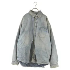 BALENCIAGA (バレンシアガ) 22AW Japanese Indigo Padded Shirt ジャパニーズ インディゴ パッディドシャツジャケット インディゴ 719305 TNW55のサムネイル