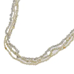 ケシ珠・アコヤ真珠/Japan Pearl/養殖真珠・三連 真珠（パール）ネックレス・ペンダント/Sv925-33.9g/ゴールド/プレゼント【♀】【A】【レディース】★■555864【中古】