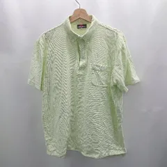 ◇ ⊂ canterbury カンタベリー ワンポイントロゴ 半袖 ポロシャツ サイズXL ライトイエロー系 メンズ E  【1506190003238】のサムネイル