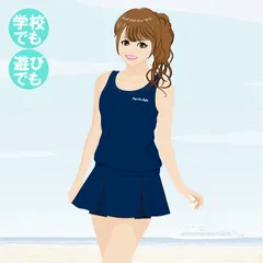 オンスクール水着・女の子 プリーツセパレーツ めくれ防止（ジュニア/140･150･160）379103