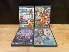 [グランド・セフト・オート Vice city Stories][NARUTO疾風伝 ナルティメットアクセル][THE地球防衛軍2][風雲 新撰組] PS2 プレステ ソフト mEE019 ● ★