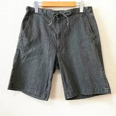 #snc パパス Papas パンツ LL 黒系 ハーフパンツ 紐付き デニム 大きいサイズ 美品 メンズ [947072]のサムネイル