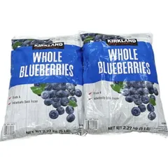 【2袋セット】【コストコ大人気商品！】KIRKLAND カークランド 冷凍 ブルーベリー 2.27kg 冷凍フルーツ Costco コストコのサムネイル