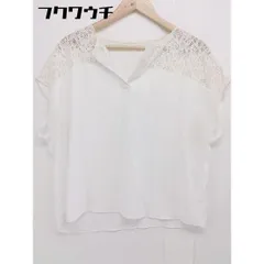 ◇ FRAMeWORK フレームワーク 半袖 ブラウス カットソー オフホワイト レディース  【中古】 【1106290003604】