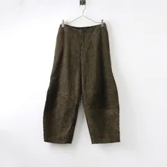 センソユニコ サルエルパンツ センソユニコ ann吉 アン吉 ニットサルエルパンツ 38 パープル