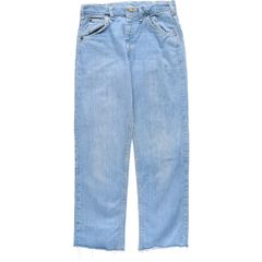 古着 80年代 リー Lee RIDERS ライダース カットオフ ストレートデニムパンツ メンズw29相当 ヴィンテージ/evb010464