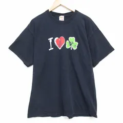 XL/古着 フルーツオブザルーム 半袖 ビンテージ Tシャツ メンズ 00s ハート コットン クルーネック 黒 ブラック 25aug18 中古