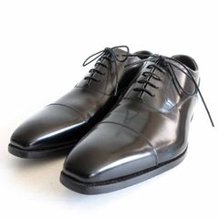 【極美品】REGAL【ストレートチップ レザーシューズ】25.5cm リーガル ブラック ビジネスシューズ 革靴 日本製 2407024