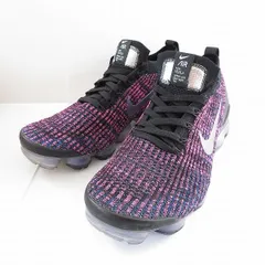 #ans ナイキ NIKE スニーカー AIR VAPORMAX FLYKNIT 3 AJ6900-007 27 黒 ピンク メンズ [925638]