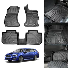 Cartist スバル レヴォーグ VM系 フロアマット 立体カーマット 車用 3Dフロアマット 立体構造 Levorg VM4 VMG 2014-2020年 車種専用設計 TPE素材 防水 抗菌効果 滑り防止 耐汚れ 右ハンドル専用 取付簡単 アクセサリ 0