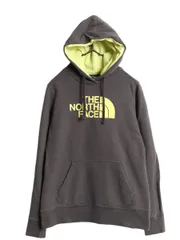 【お得なクーポン配布中!】 US企画 ノースフェイス プリント スウェット フード パーカー レディース М / The North Face プルオーバー 裏起毛 トレーナー ツートン