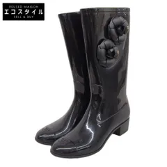CHANEL シャネル ブーツ ココマーク カメリア