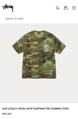 STUSSY 迷彩 ロングスリーブTシャツ STUSSY 迷彩 ロングスリーブTシャツ stussy ロングスリーブ t