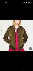 ZARA(ザラ) ブルゾン マウンテンパーカー カーキ ( M )