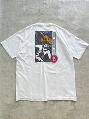 90's FRUITS OF THE ROOM "Dance Party" pocket T-shirt made in U.S.A.