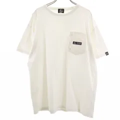 キャンプセブン 半袖 Tシャツ XL ホワイト CAMP7 ポケT メンズ