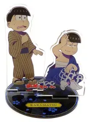 【中古】アクリルスタンド・アクリルパネル カラ松 アクリルスタンド 「えいがのおそ松さん」 アニメイトガールズフェスティバル2019グッズ