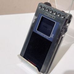 【美品】ポケッタブルラジオ SONY SRF-R431/S FMステレオ AM ソニー