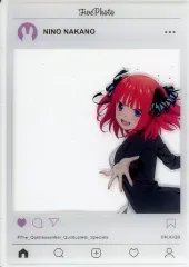【中古】キャラカード 中野二乃 「五等分の花嫁∽ クリアカード」 劇場グッズ