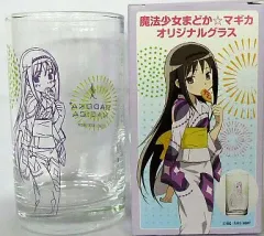 魔法少女まどか☆マギカ　まどマギ　グラスマグカップ　珪藻土コースター　セット 劇場版 魔法少女まどか☆マギカ まどマギ 一番くじG賞 グラス D