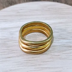 リング　中古品　3連リング