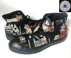 希少/03年製■CONVERSE CT70 90's BYB ポスター柄/bboy/Hi/BLK■コンバース チャックテイラー バスケットイヤーブック■黒