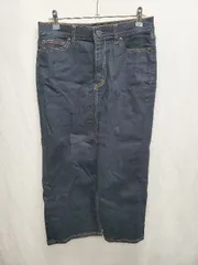 ◇ Θ apart by lowrys デニム　コットン 膝下丈 タイト スカート サイズL ダークブルー レディース P  【1411070002761】