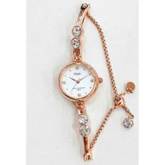 ☆ ピンクゴールド/ストーン ☆ Plaisir プレジール ニッケルフリーウォッチ plaisir 時計  NTK-30 腕時計 ニッケルフリー リストウォッチ レディース 腕時計レディース ブレスウォッチ ブレスレット 日常生活防水 3気圧防水 アナログ