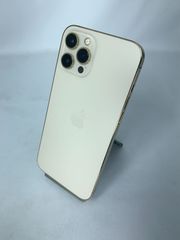 【中古・フレームキズ有】iPhone 12 ProMax 128GB ゴールド simロック解除済