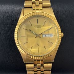 CITIZEN シチズン デイデイト 6100-K09320 5面カット ゴールド 腕時計 メンズ