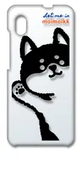 【新品未使用】Galaxy A20 SC-02M SCV46 ギャラクシー クリア ハードケース (柴犬(クリア×黒)) 犬 かわいい 可愛い cl-sc02m-392