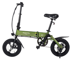 電動アシスト自転車HoldOn Q1J(新型)★折りたたみ★送料無料★大人気★ カラー:メタリックカーキ【新品・未開封】