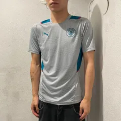 PUMA プーマ　 2021-22　puma-764459-11　マンチェスター　C　シティ　MCFC　トレーニング　プラクティス　シャツ【表参道t】