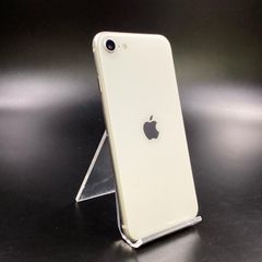 【全額返金保証】【最速発送】Apple iPhone SE（第3世代） 128GB スターライト au 白ロム 美品 動作確認済 85%
