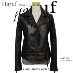 【送料無料】きれいなラムレザーライダースジャケット レザージャケット ダブルライダース レディース 本革 ライダースジャケット ダブル ラムレザー 革ジャン レデイースアウター ブラック PAR3 秋冬