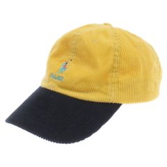 Palace Skateboards (パレススケートボーズ) 18AW ×POLO RALPH LAUREN CORDUROY CLASSIC POLO CAP ポロラルフローレン コーデュロイクラシックポロキャップ イエロー/ブラック