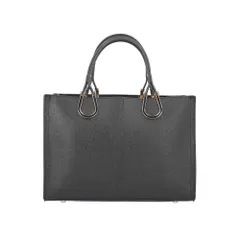 ☆ ブラック ☆ エポメタルカラー ２Wayバッグ トートバッグ レディース ハンドバッグ ショルダーバッグ 2WAY 肩掛け 斜めがけ 通勤 通学 バッグ かばん カバン おしゃれ かわいい エレガント 女性 大人女子 シンプル 入学式 卒業式