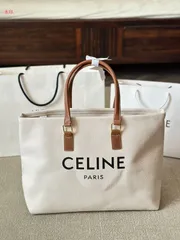 [Celine] キャンバス ショッピングトートバッグ - リサ着用モデル | セリーヌ レディースバッグ｜本日限定特価｜新品未使用