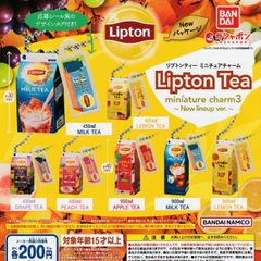リプトンティー ミニチュアチャーム3 Lipton Tea miniature charm ～New line up ver.～【全7種 フルコンプ】 ガチャ カプセルトイ