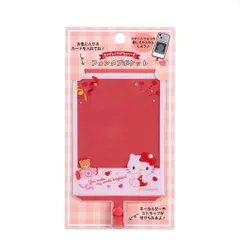 サンリオ SANRIO ハローキティ フォンタブポケット エンジョイアイドル レッド チェキ 写真 カードケース 推し事