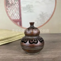 透かし彫り瓢箪根付