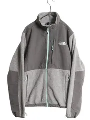 【お得なクーポン配布中!】 ノースフェイス デナリ ジャケット レディース M / 古着 The North Face DENALI フリース ナイロン フルジップ ブルゾン アウトドア グレー