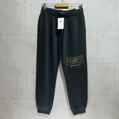 タグ付き 未使用 NIKE ナイキ クラブ STD シャイン パンツ ジョガーパンツ スウェットパンツ M ラメ ゴールド ロゴ ブラック 黒 レディース SG348-19