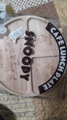 スヌーピー ランチプレート 木製