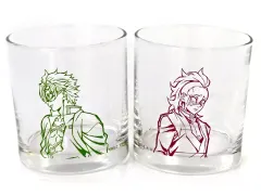 【中古】グラス 不死川実弥＆不死川玄弥 ペアグラス 「WEBSHOPくじ 鬼滅の刃 柱稽古編 第五話『鬼を喰ってまで』柱描き下ろしイラスト」 B賞